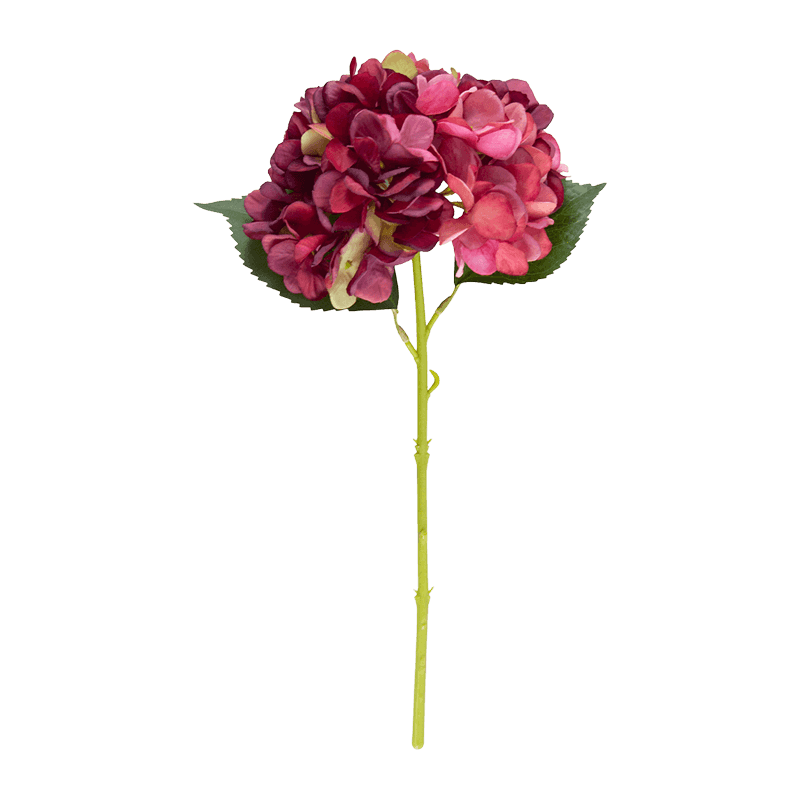 14.6"H Artificial Hydrangea Flower