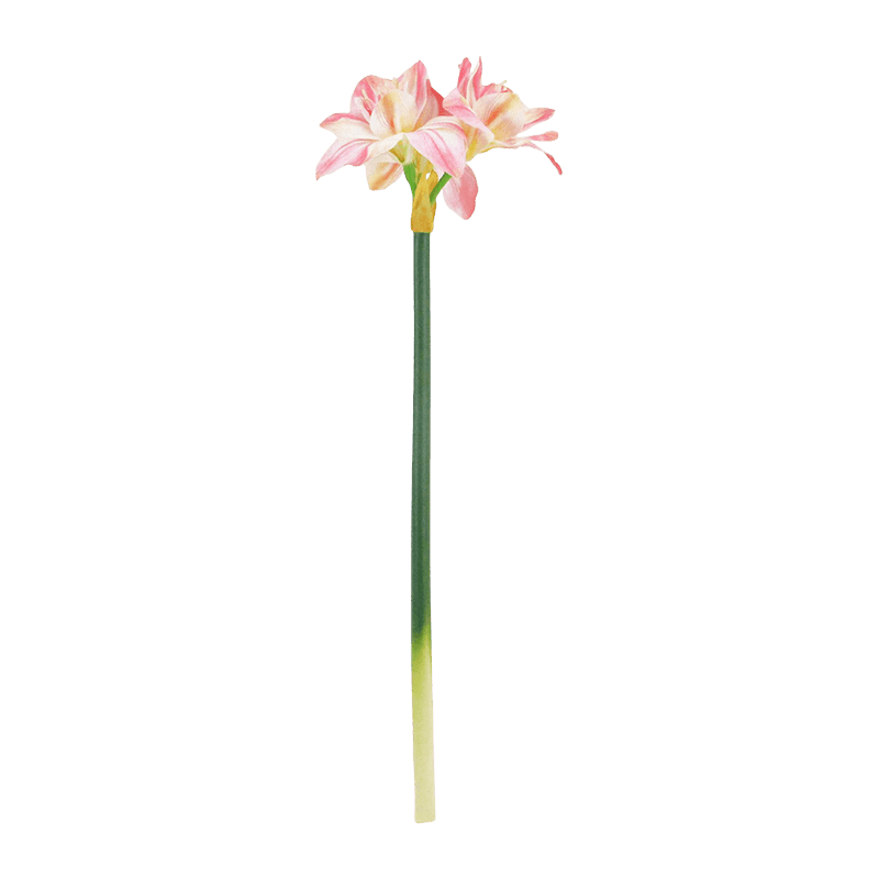 Artificial Hippeastrum Flower-3 Flowers Rose