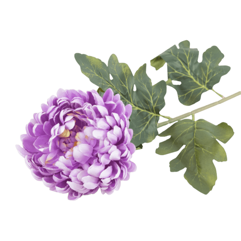 29"Artificial Chrysanthemum Flower With 3 Leaves