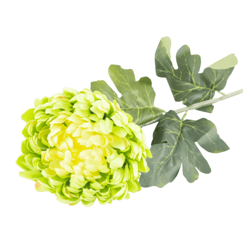 29"Artificial Chrysanthemum Flower With 3 Leaves