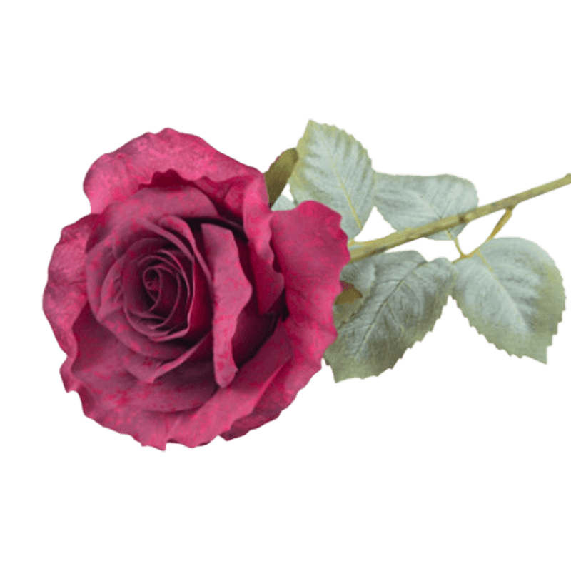 Artificial Single Head Rose Stem