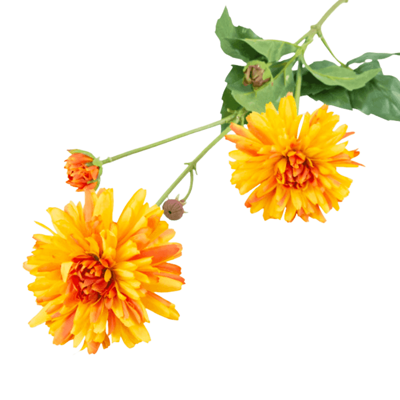 32.7"Artificial Daisy Flower With 2 Flower and 3 Buds
