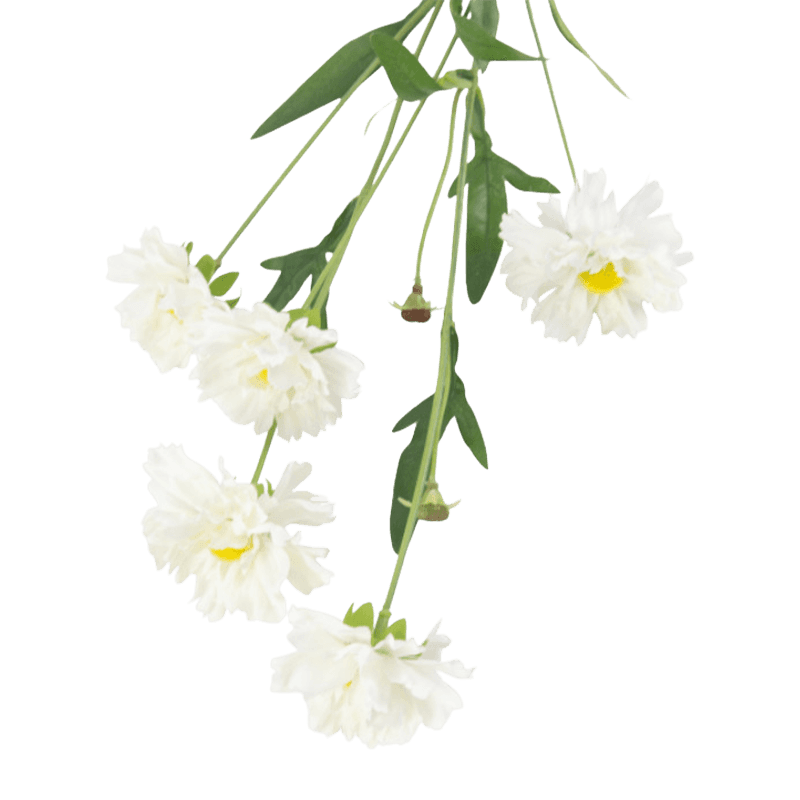 Artificial Spray Daisy Flower With 5 Flowers