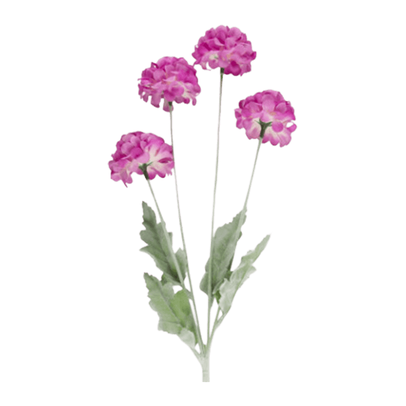 Artificial Hydrangea Spray With 4 Flower Heads