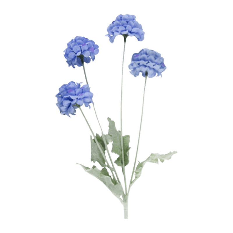 Artificial Hydrangea Spray With 4 Flower Heads