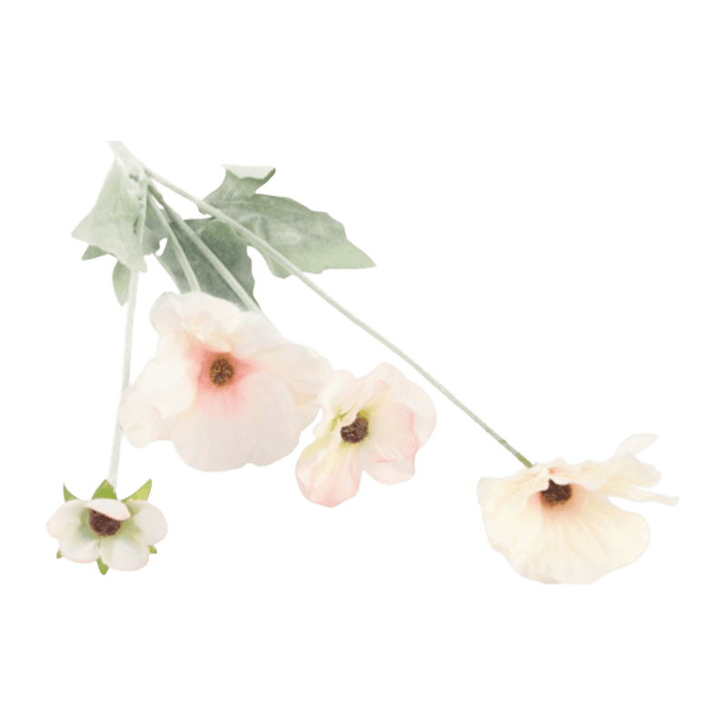 Artificial Ranunculus Spray With 4 Flower Heads