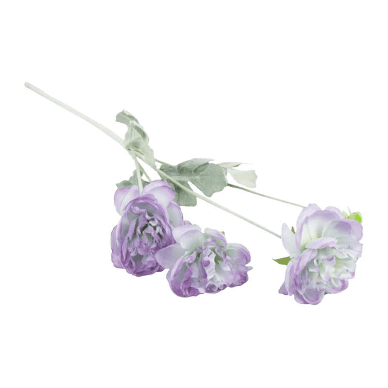 Artificial Ranunculus Spray With 4 Flower Heads