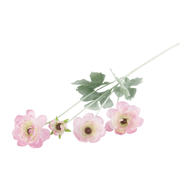 Artificial Ranunculus Spray With 4 Flower Heads