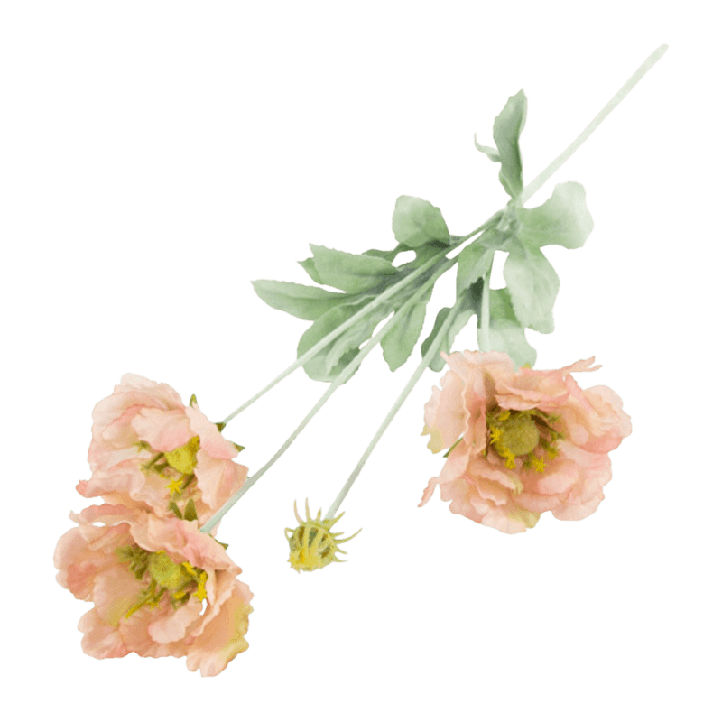 Artificial Ranunculus Spray With 4 Flower Heads