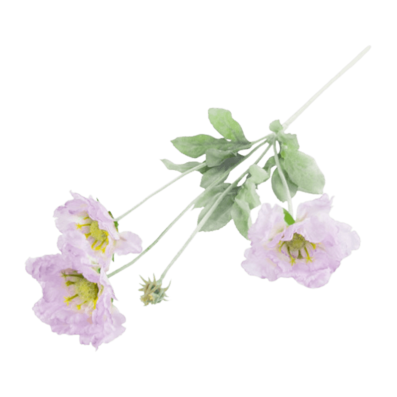 Artificial Ranunculus Spray With 4 Flower Heads