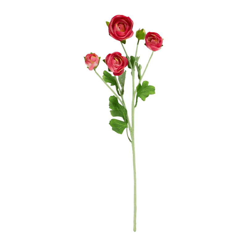 Artificial Ranunculus Spray With 5 Flower Heads