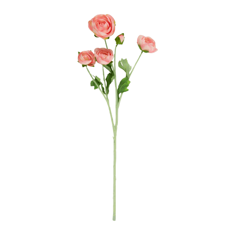 Artificial Ranunculus Spray With 5 Flower Heads