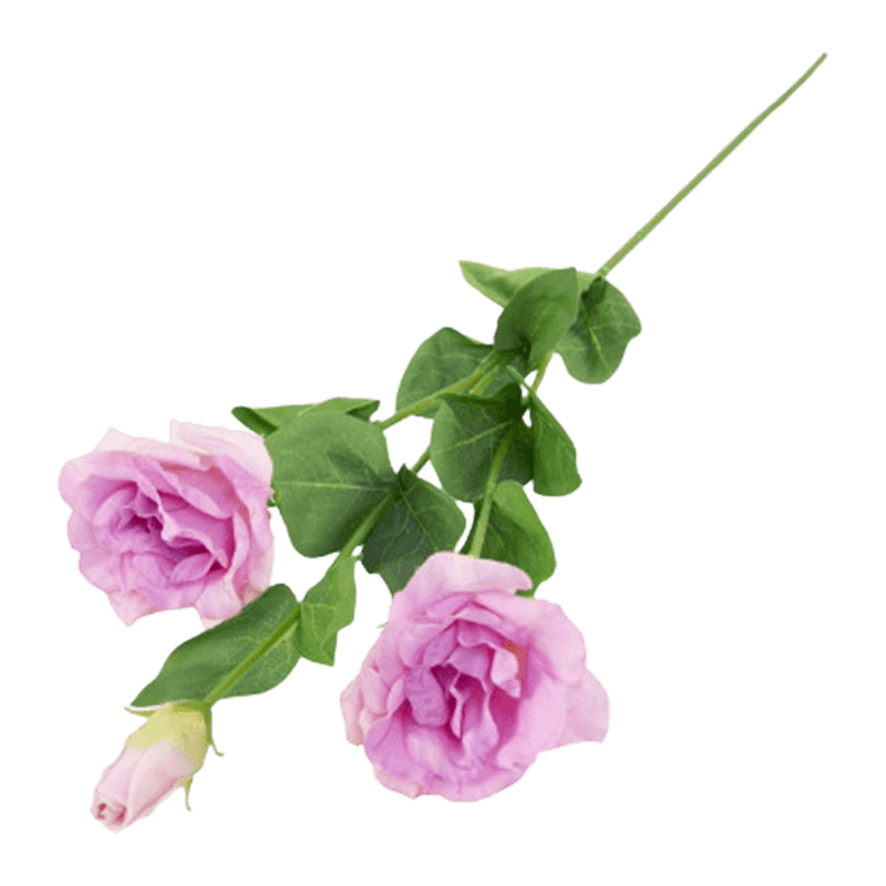 Real Touch Artificial Eustoma Spray With 3 Flower Heads