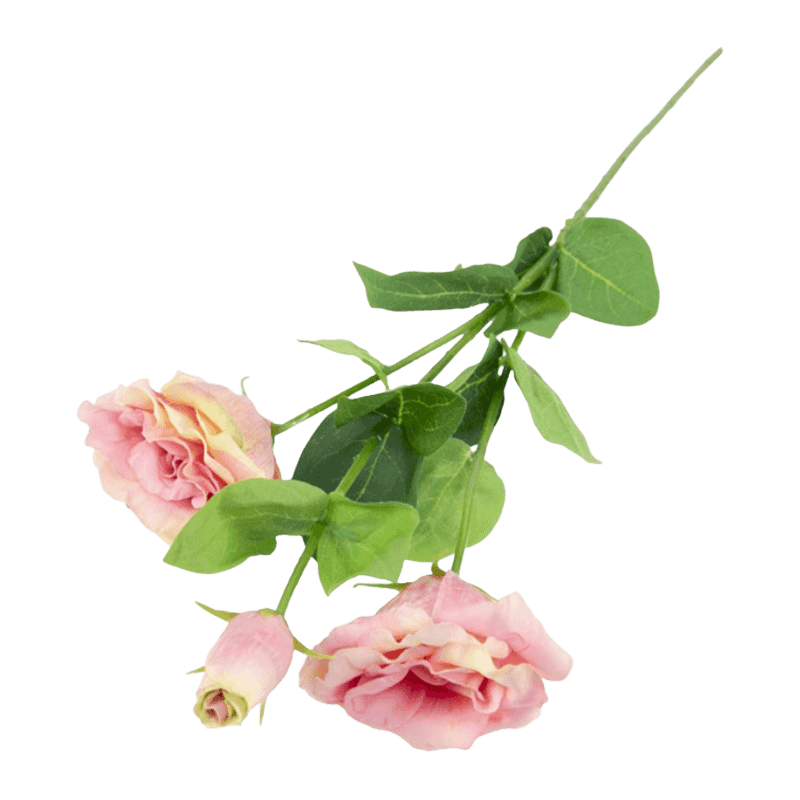 Real Touch Artificial Eustoma Spray With 3 Flower Heads