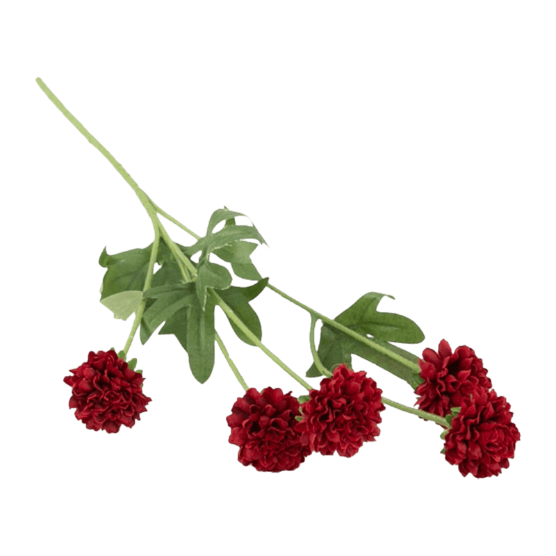 Artificial Spray Mum Flower With 5 Heads