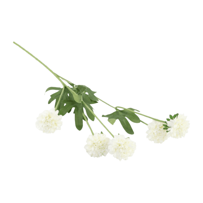 Artificial Spray Mum Flower With 5 Heads