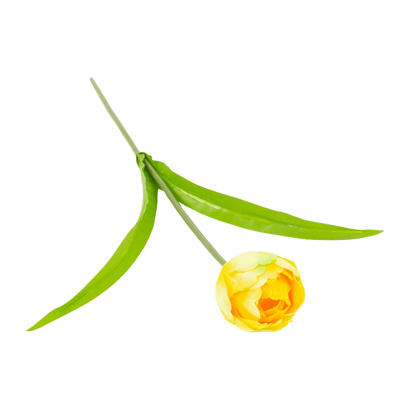 19.7"Artificial Tulip With 2 Leaves