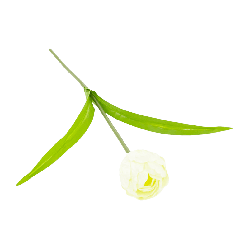19.7"Artificial Tulip With 2 Leaves