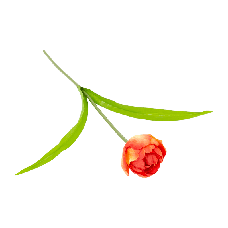 19.7"Artificial Tulip With 2 Leaves