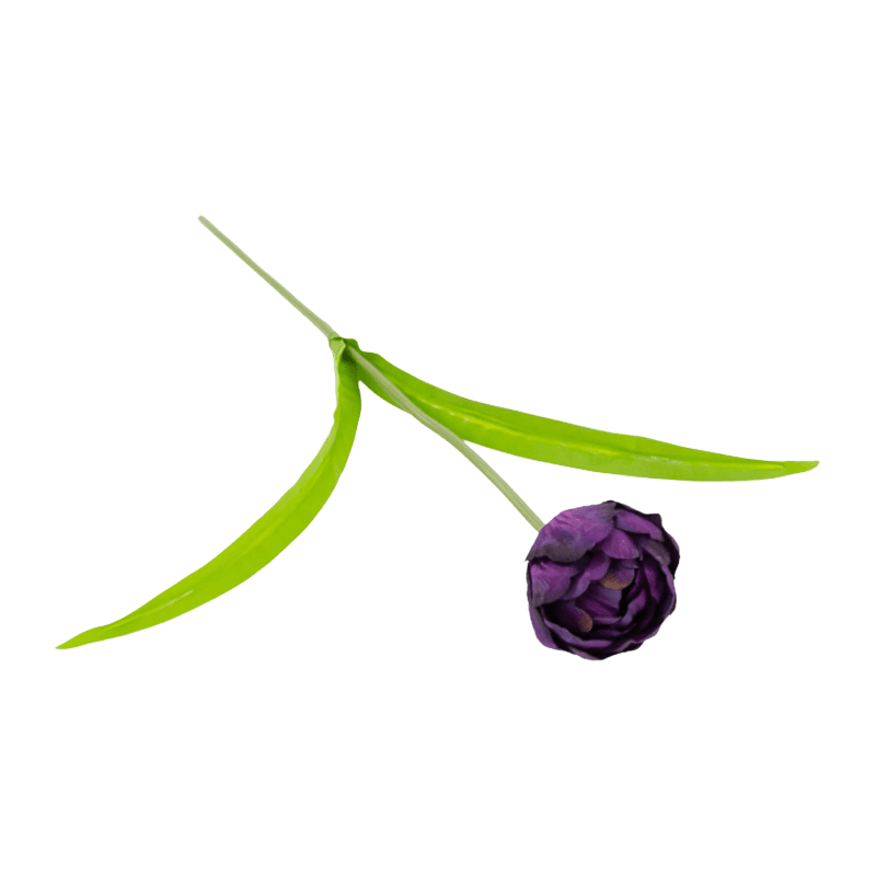 19.7"Artificial Tulip With 2 Leaves