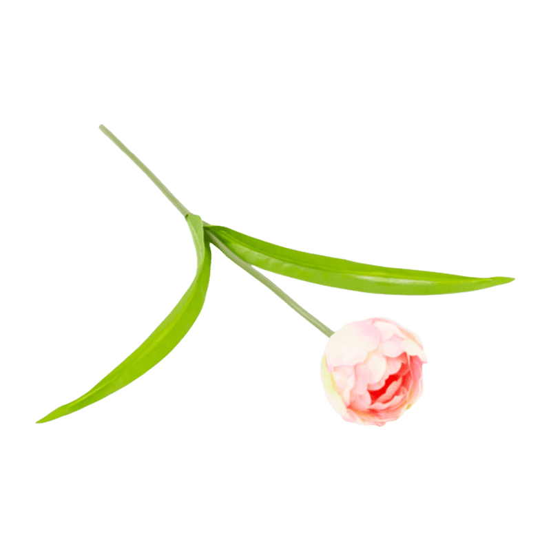 19.7"Artificial Tulip With 2 Leaves