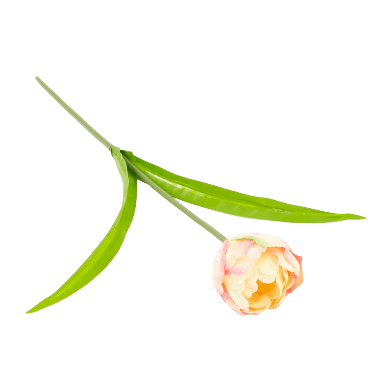 19.7"Artificial Tulip With 2 Leaves