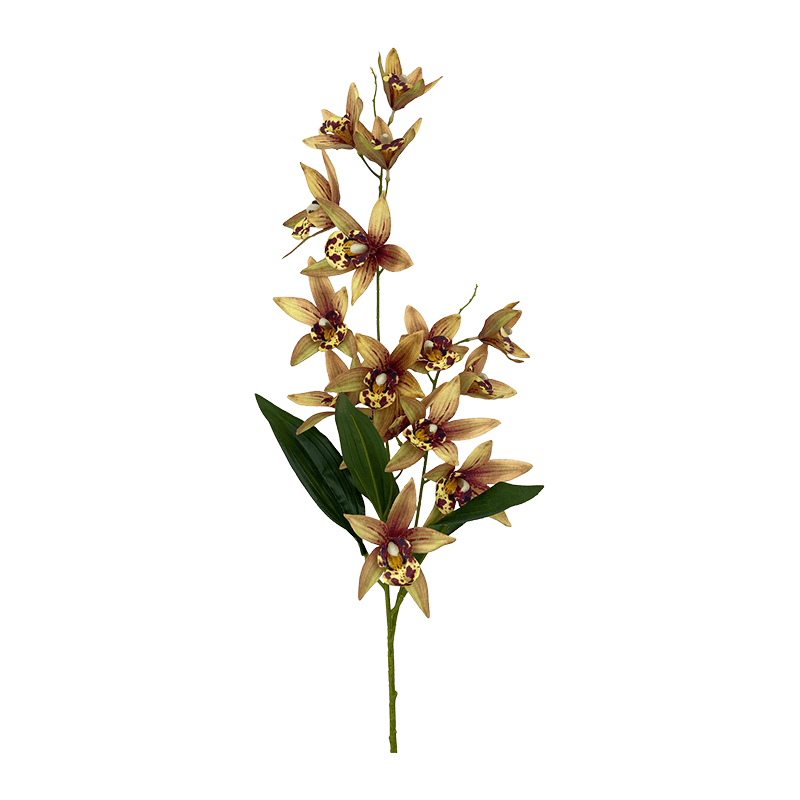 Artificial 15-Headed Cymbidium Stem