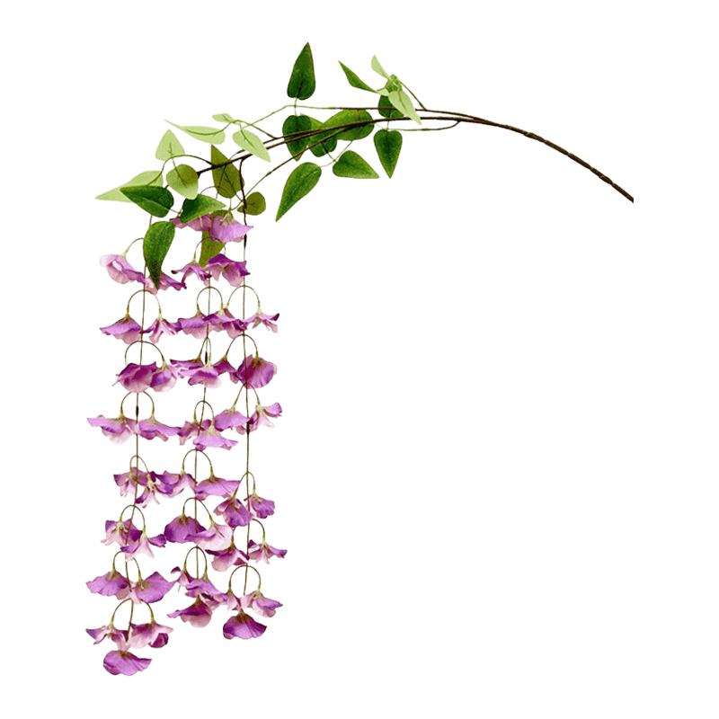 Artificial Wisteria Hanging Branch