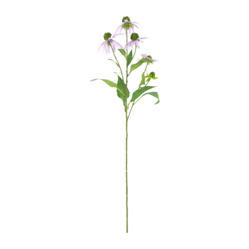 Artificial Echinacea Spray With 5 Flower Heads