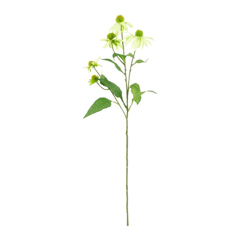 Artificial Echinacea Spray With 5 Flower Heads