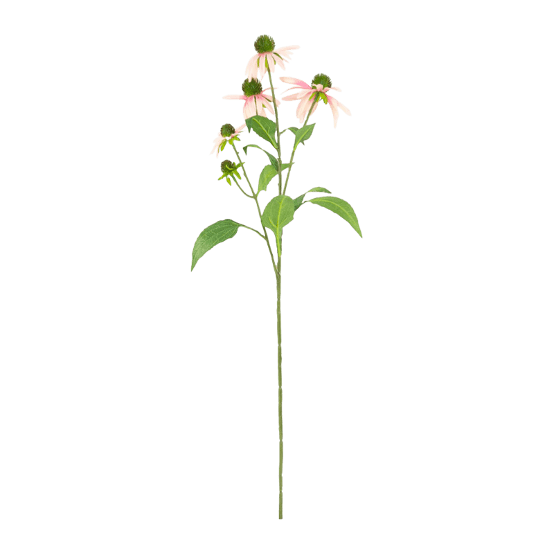 Artificial Echinacea Spray With 5 Flower Heads