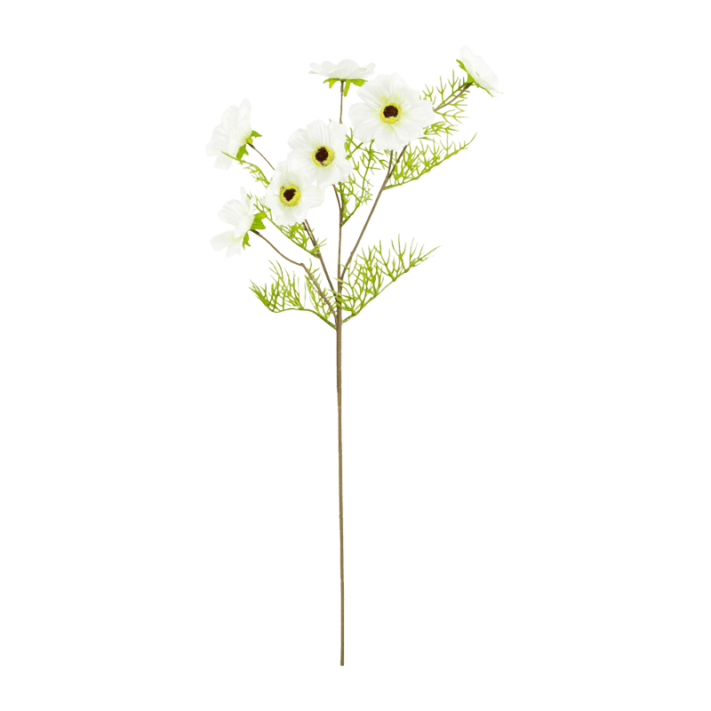 72cm Single Stem 7-Head Artificial Cosmos