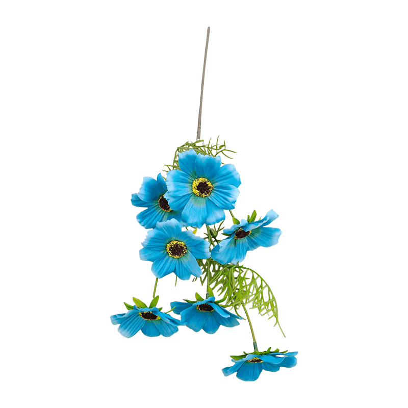 72cm Single Stem 7-Head Artificial Cosmos