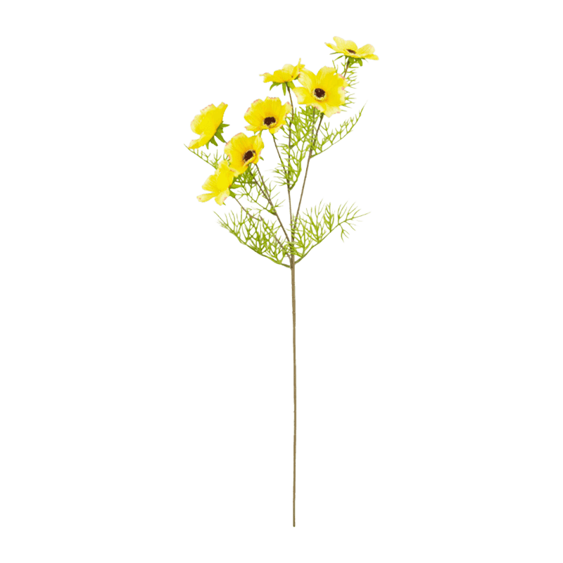 72cm Single Stem 7-Head Artificial Cosmos