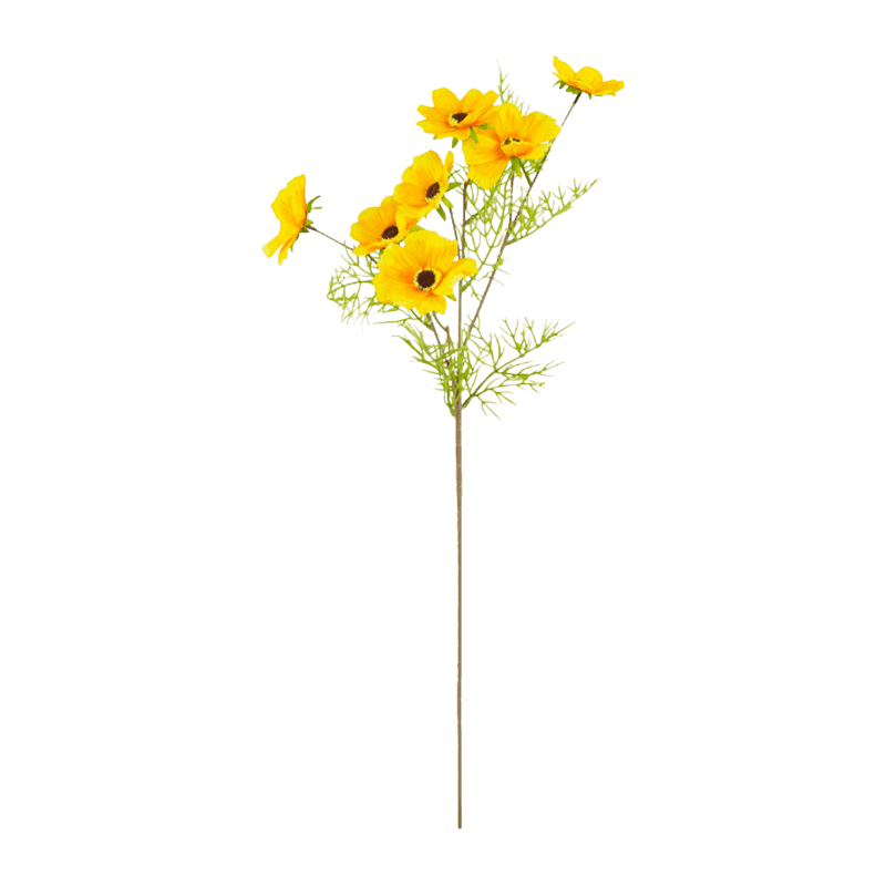 72cm Single Stem 7-Head Artificial Cosmos