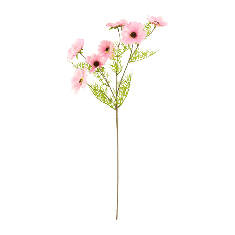 72cm Single Stem 7-Head Artificial Cosmos