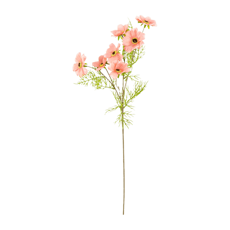 72cm Single Stem 7-Head Artificial Cosmos