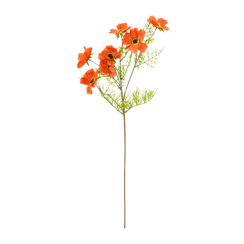 72cm Single Stem 7-Head Artificial Cosmos