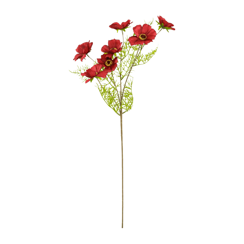 72cm Single Stem 7-Head Artificial Cosmos