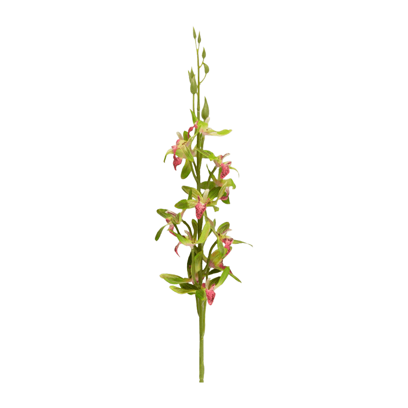 83cm Single Stem 12-Head Artificial Cymbidium