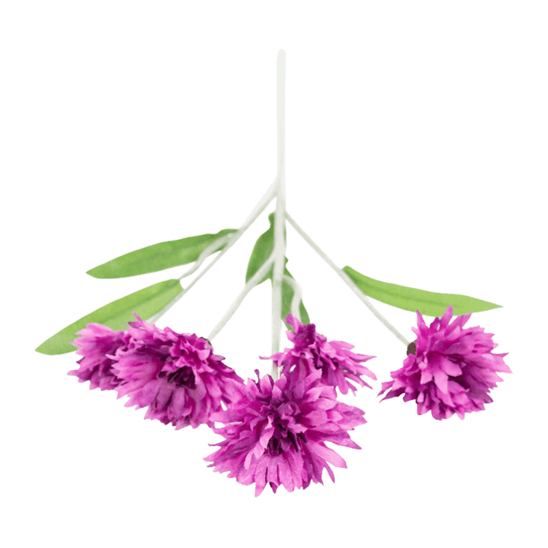 Artificial Dianthus Spray With 6 Flower Heads