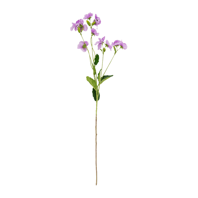 Single Pansy Flower With 10 Flower 70cm