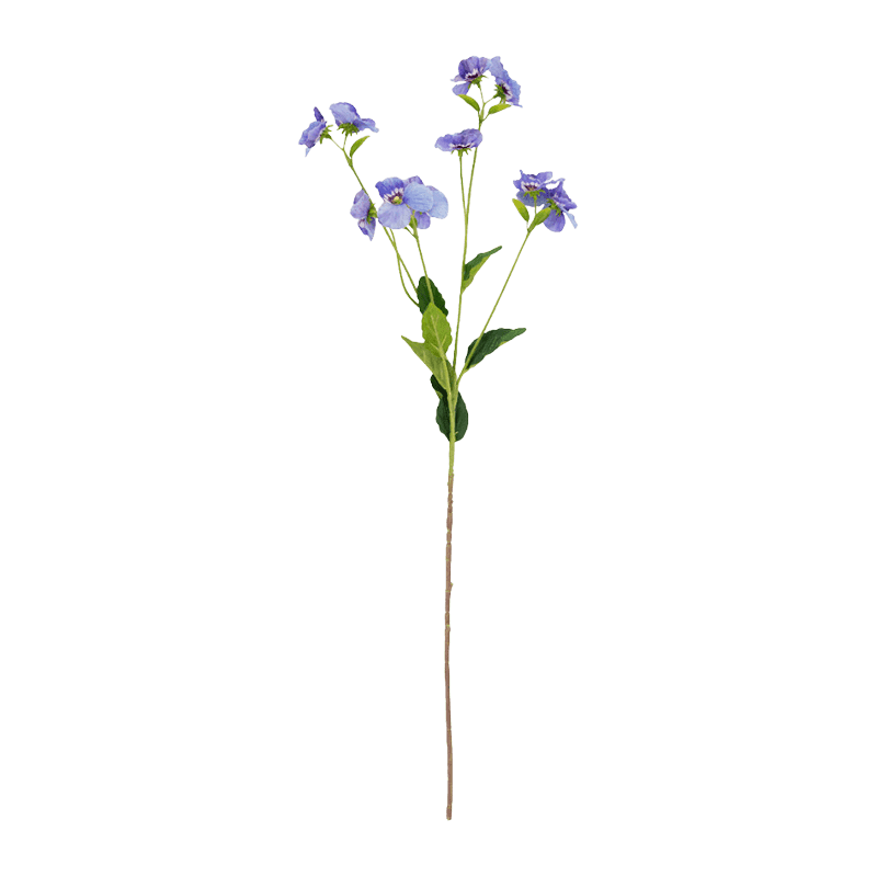 Single Pansy Flower With 10 Flower 70cm