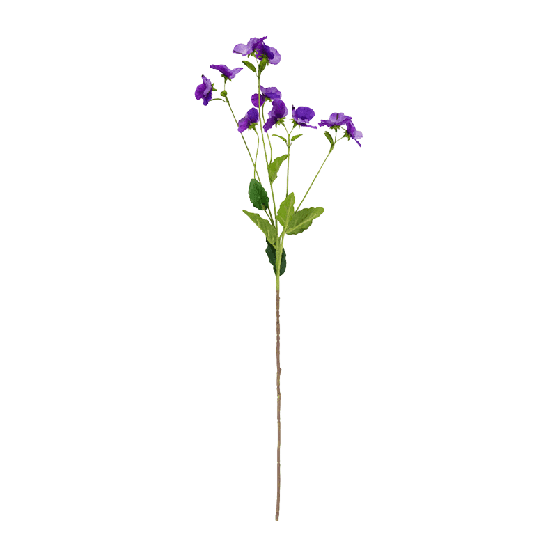 Single Pansy Flower With 10 Flower 70cm