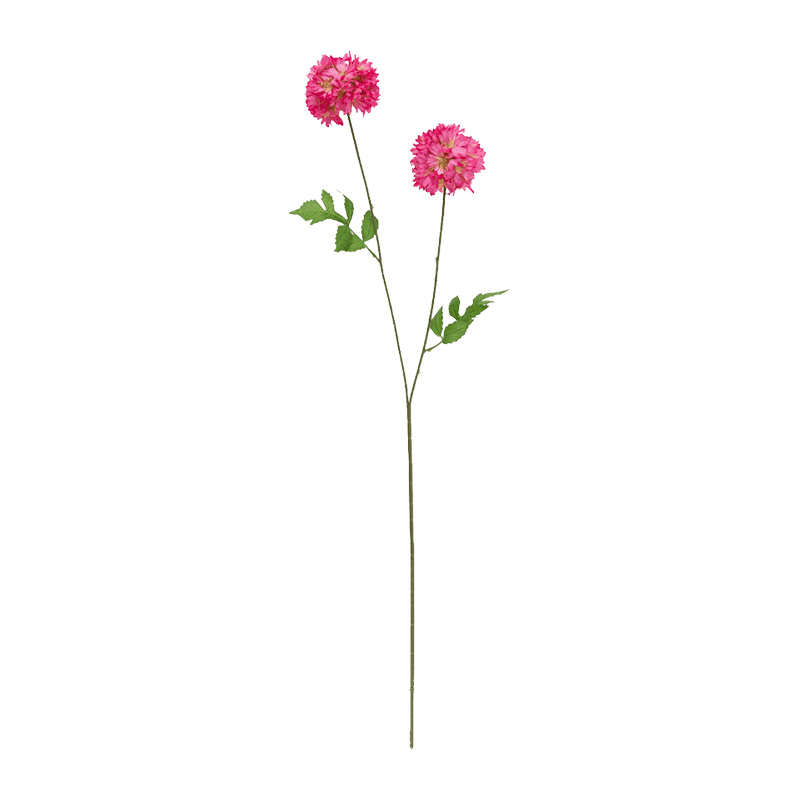 Artificial Scabiosa Spray With 2 Heads