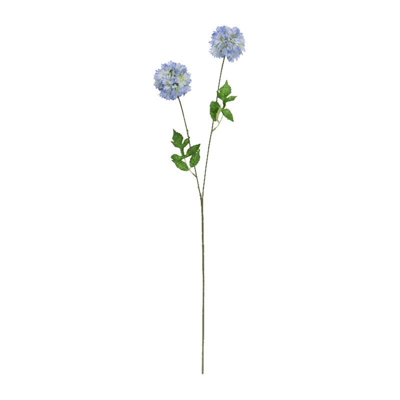 Artificial Scabiosa Spray With 2 Heads