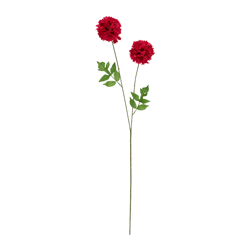 Artificial Scabiosa Spray With 2 Heads
