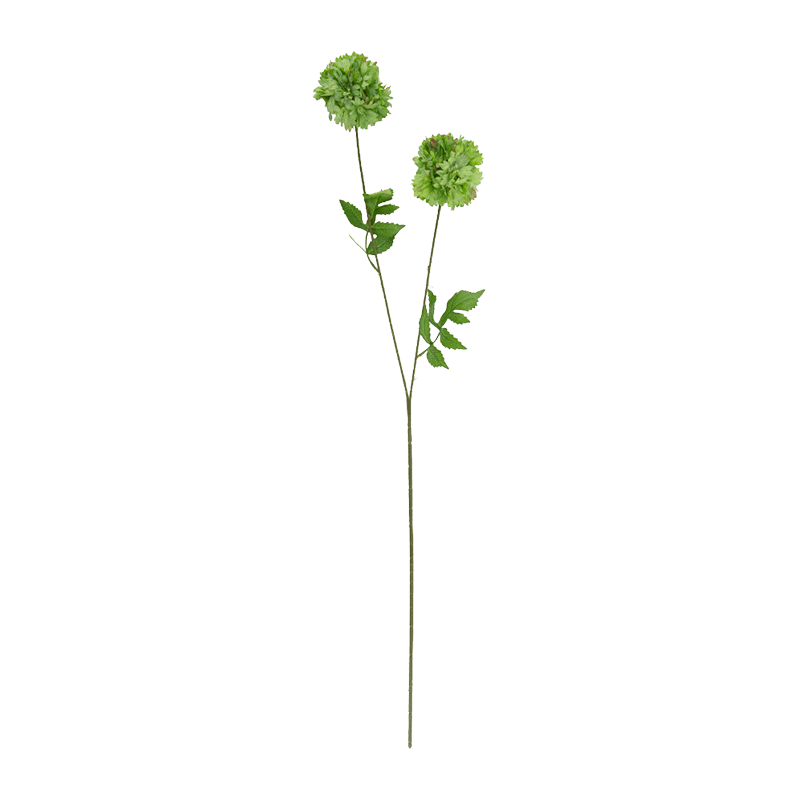 Artificial Scabiosa Spray With 2 Heads