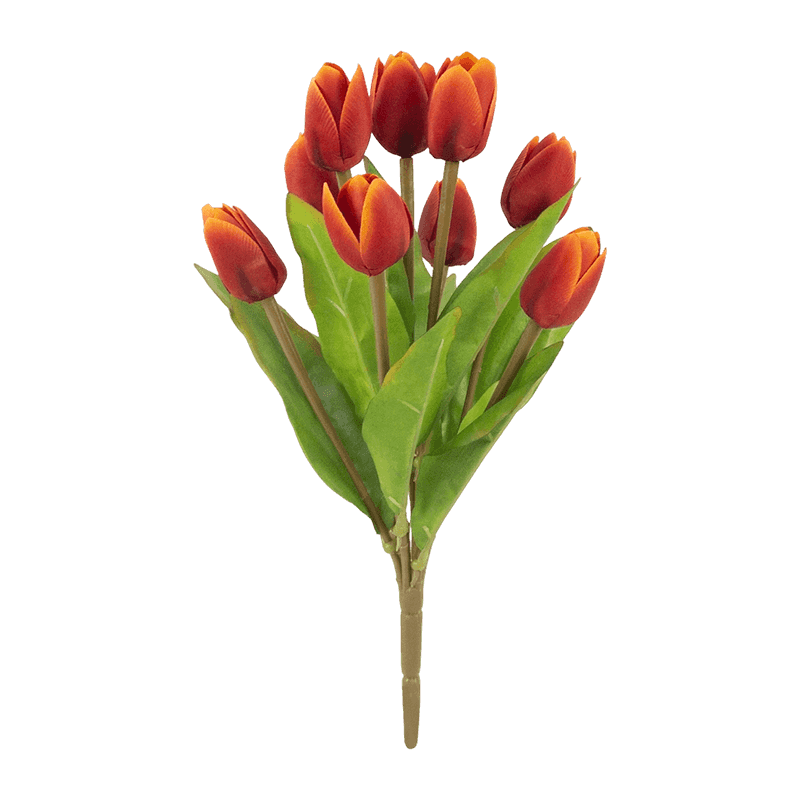 Artificial Tulip Bush With 9 Flowers