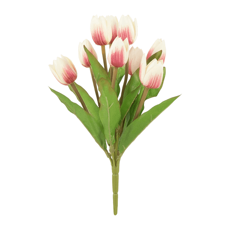 Artificial Tulip Bush With 9 Flowers